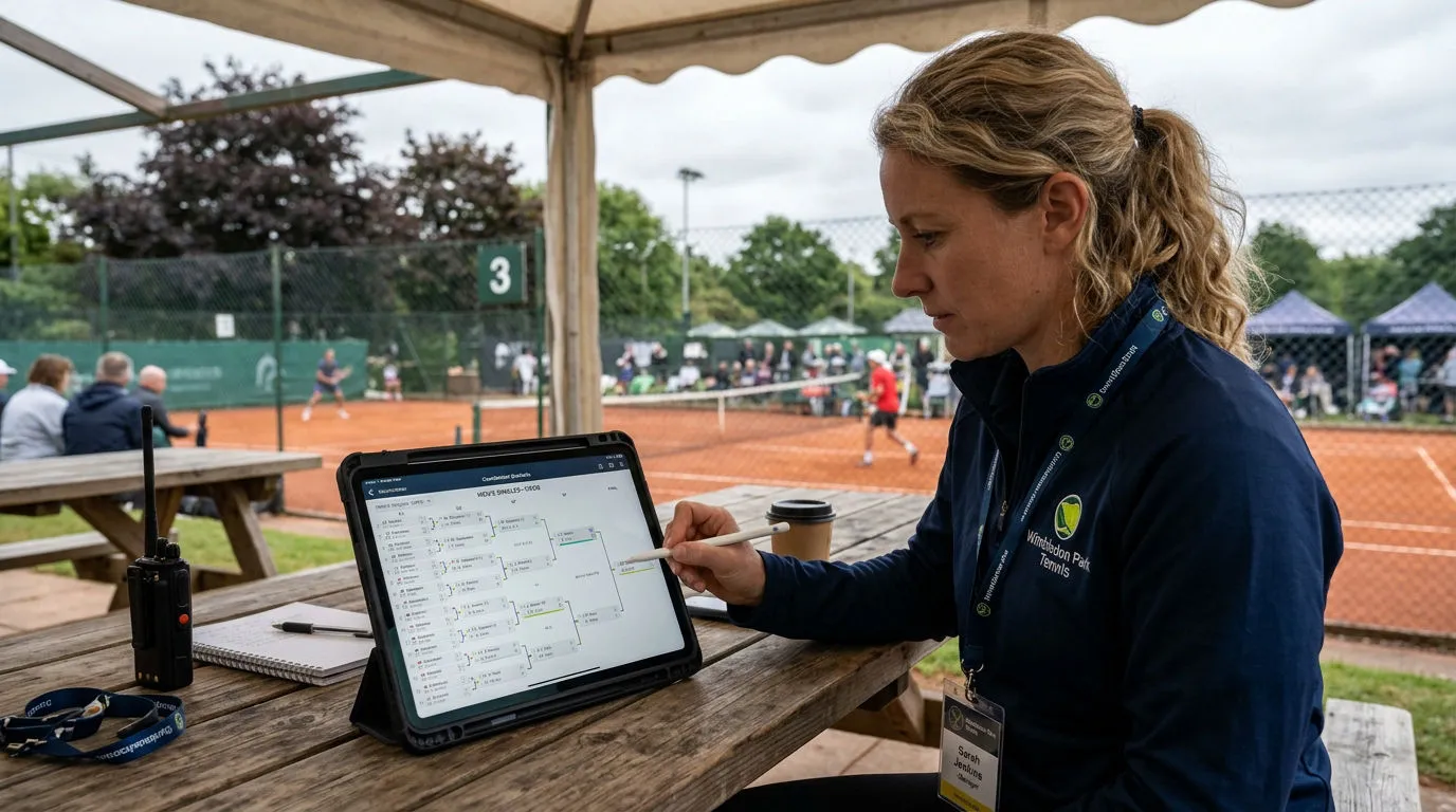 organising a tennis tournament